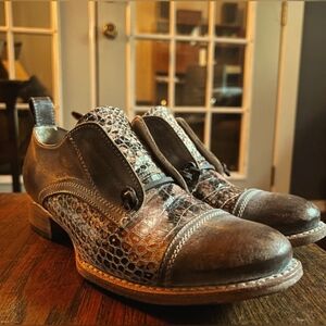 Freebird "Mabel" Snakeskin Loafers